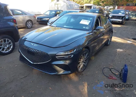 2025 Genesis G70 2.5T Awd из США, поврежденный, VIN KMTG34SC6SU152138